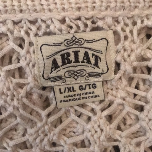 Ariat Fringe Western knit top - Picture 5 of 6
